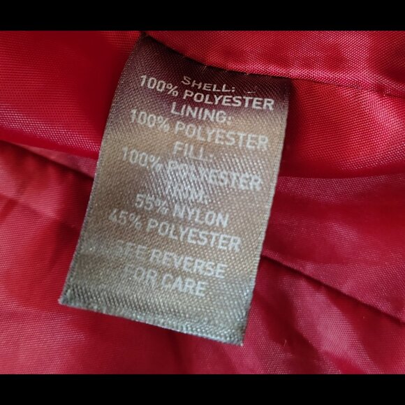 Johnston & Murphy Women's Maroon Quilted Winter Jacket SZ M NWOT - Picture 9 of 9